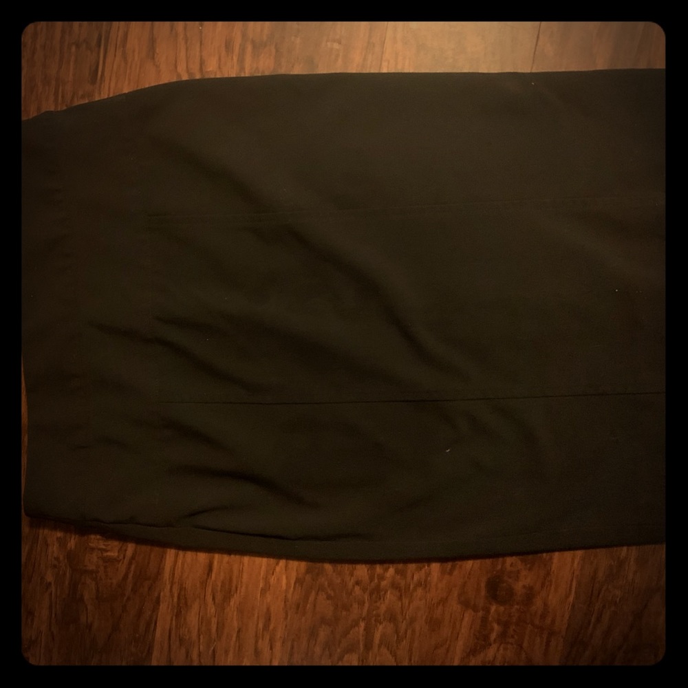 Black pencil skirt